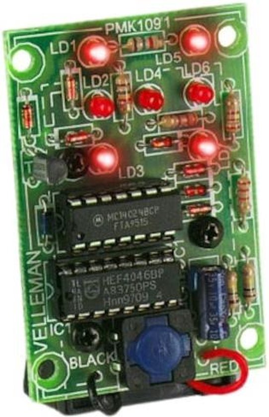 Kit de soudure Whadda, dé électronique, effet de roulement