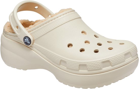 Sabots Crocs Classic Platform Lined, beige, pointures EU 38-39, femme