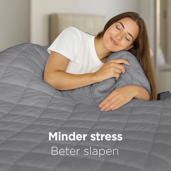 Couverture lestée CozySense® 5kg - 100% Tencel - Couverture lestée - Couverture lourde avec régulation de la température et confort respirant - Répartition de la pression GLASS-Flow® - 1 personne - Gris