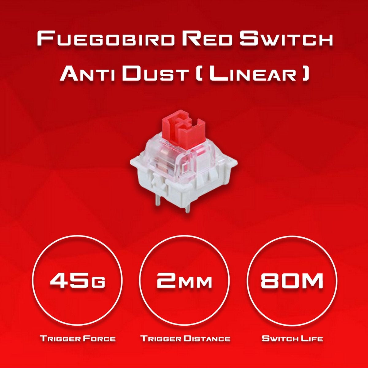 "Clavier de jeu mécanique Fuegobird K3 - 100 touches - Switch rouge - QWERTY - Rétroéclairage RGB - Gris/Orange"