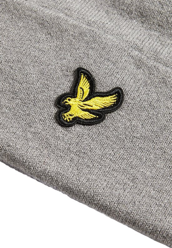 Lyle & Scott Bonnet en laine mélangée gris - Taille unique - Homme