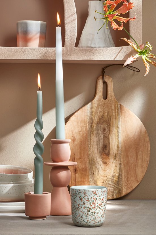 Mica Decorations Etagère Duko - Ø28 cm - 100% FSC Bois de manguier - Marron