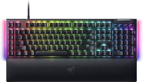 Razer BlackWidow V4 - Clavier de jeu mécanique - Commutateurs jaunes - RGB - 6 touches macro - Qwerty