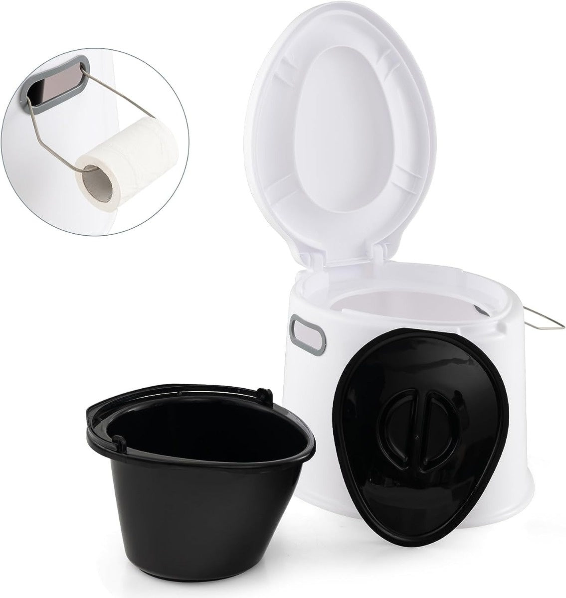 Coast Camping Toilet Toilette de voyage portable - blanc