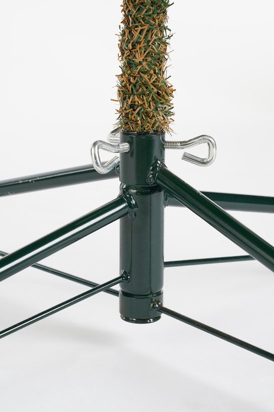 Black Box Trees Charlton : petit sapin de Noël avec minuterie et fonction de variation d'intensité lumineuse - Décoration de Noël d'intérieur pour les fêtes de fin d'année - Sapin artificiel à charnières - H 215 x Ø 56 cm - Vert
