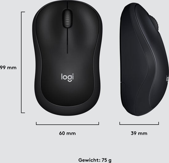 Logitech M220 Silent - Souris sans fil - Récepteur USB nano - Gris