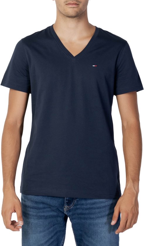 T-shirt à col en V, coupe classique MW0MW01768 - Chemises bleues