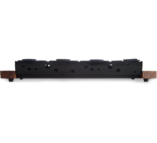 Boska Partyclette® XL - Set de gril à raclette - 8 personnes - Noir - 48x18 cm