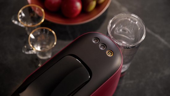 Machine à café Philips L'OR Barista Sublime LM9012/50 - Compatible avec les capsules - Machine à café à capsules avec 9 capsules Espresso et Barista - Noir et rouge