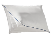 Coussin Emma « Wolkenkussen » en microfibre, 40 x 80 cm – Blanc – Polyester et Aerosoft