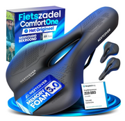 Selle de vélo NextCover - Noire - 26 x 18 x 10 cm - Mousse à mémoire de forme, ergonomique