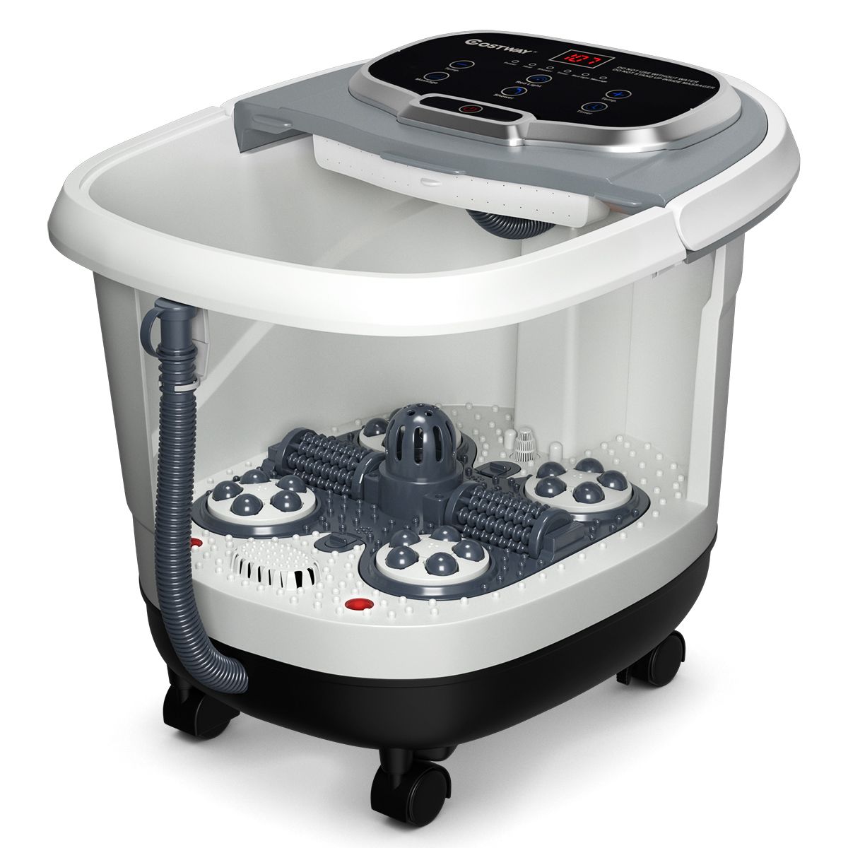 Bain de pieds Coast avec fonction massage - rouleaux de massage motorisés - fonction douche réglable - bleu