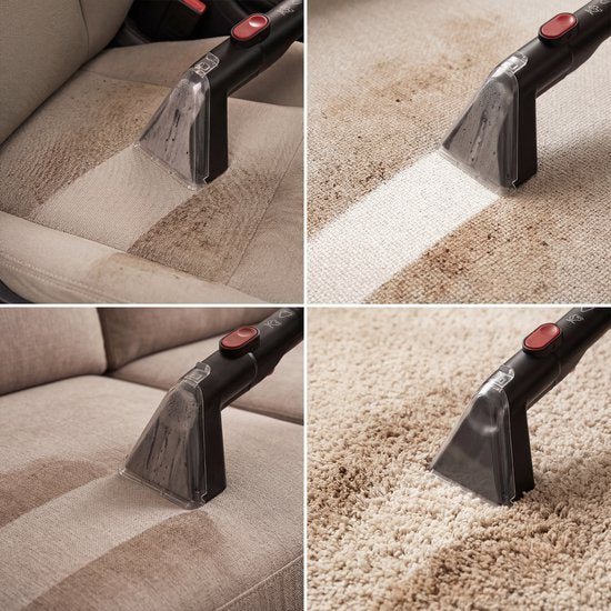 Nettoyant à vapeur Princess - Nettoyant pour tapis - Nettoyant pour meubles - 3 embouts inclus - 1 100 ml - Puissant détachant et dépoussiérant - Convient pour les canapés, les meubles et la voiture - Spot Master Plus Hot 332023