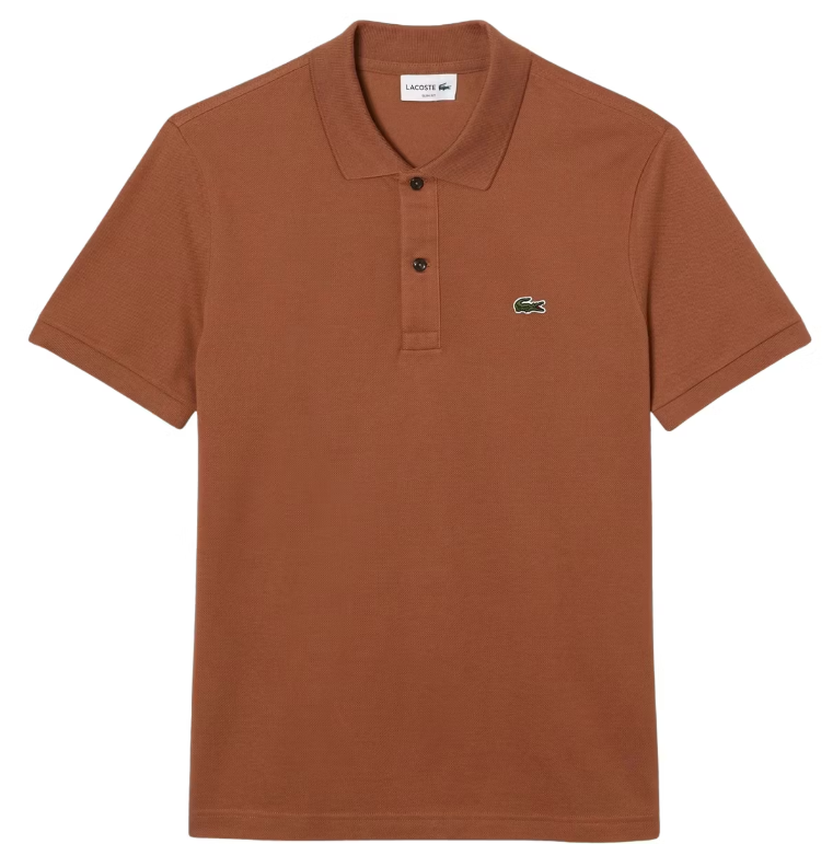 Lacoste Petit Piqué Polo Slim Fit - Marron - Taille 4XL