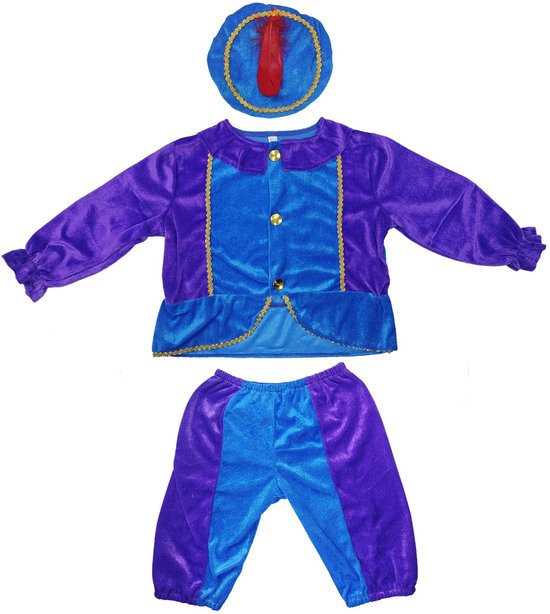 Costume de Piet 98-104 Violet/Bleu