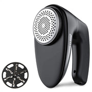 Rasoir anti-bouloche vêtements rechargeable USB Auronic Sans fil, 2 accessoires supplémentaires, Noir