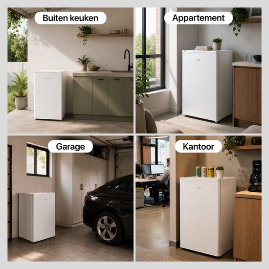 Congélateur de table Joula - Modèle autonome mini / petit format - 60 litres - 3 tiroirs de congélation - Blanc