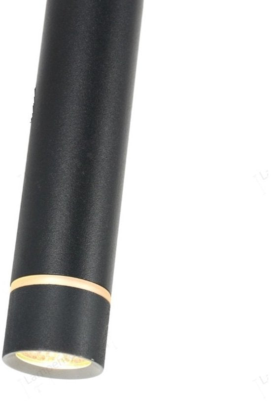 Suspension Volari 4714ZW noire, design, hauteur réglable de 50 à 170 cm, avec des composants métalliques et électroniques, marque Steinhauer