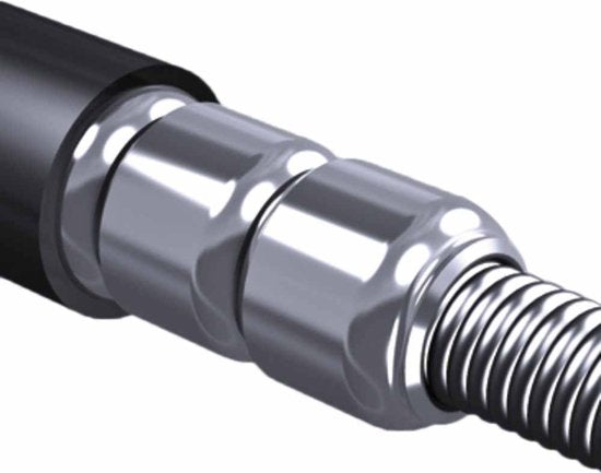 Câble antivol Abus Steel-O-Flex Tresor 1360/110 - 110 cm - Noir