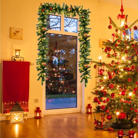 Guirlande lumineuse - Guirlande - guirlande de Noël - lumières de Noël extérieures - décoration de Noël - Noël - 2,7 mètres - 100 LEDs