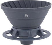 Bo-Camp - Porte-filtre à café - Pliable - Gris
