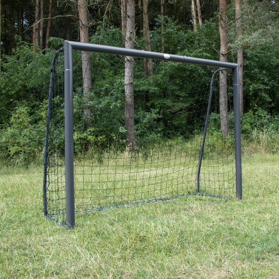 But de football AXI Kylian 220 x 170 cm, anthracite - Ancrages au sol inclus - Structure en acier thermolaqué