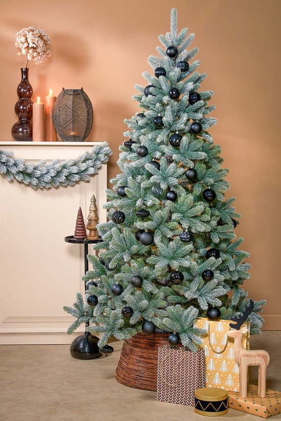 Black Box Trees Nagoya Artificial Christmas Tree - H180 x Ø108 cm - Vert givré