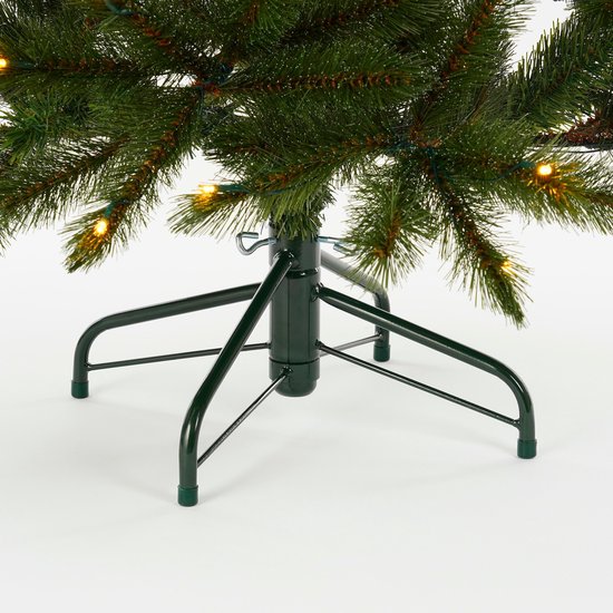 Triumph Tree Bristlecone Artificial Christmas Tree with LED Lights - H185 x Ø119 cm - Dark Green (vert foncé)