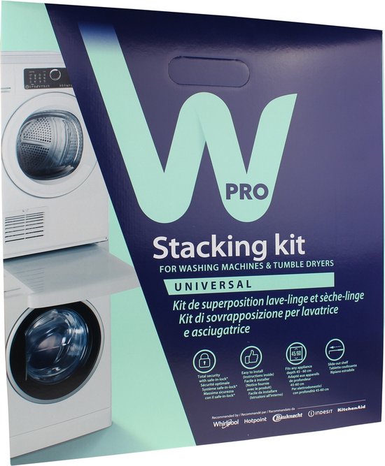 Wpro SKS101 – Kit empilable avec plateau coulissant - Universel