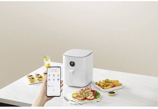 Friteuse Xiaomi BHR8234EU, 4,5 l, modèle autonome, 1 500 W, friteuse à air chaud, blanche