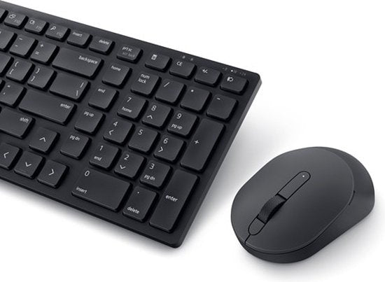 Clavier compact et silencieux DELL Pro et souris silencieuse - KM555 - Belge (AZERTY)