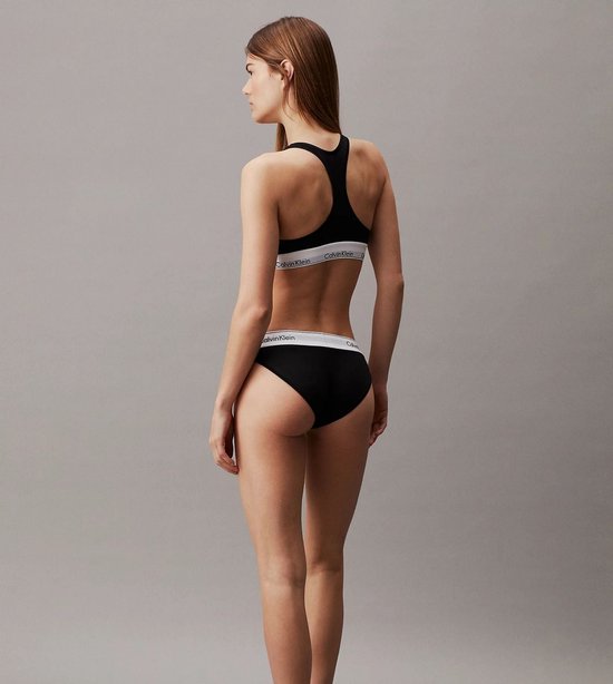Haut Calvin Klein Modern Cotton pour femme - Noir - Taille M