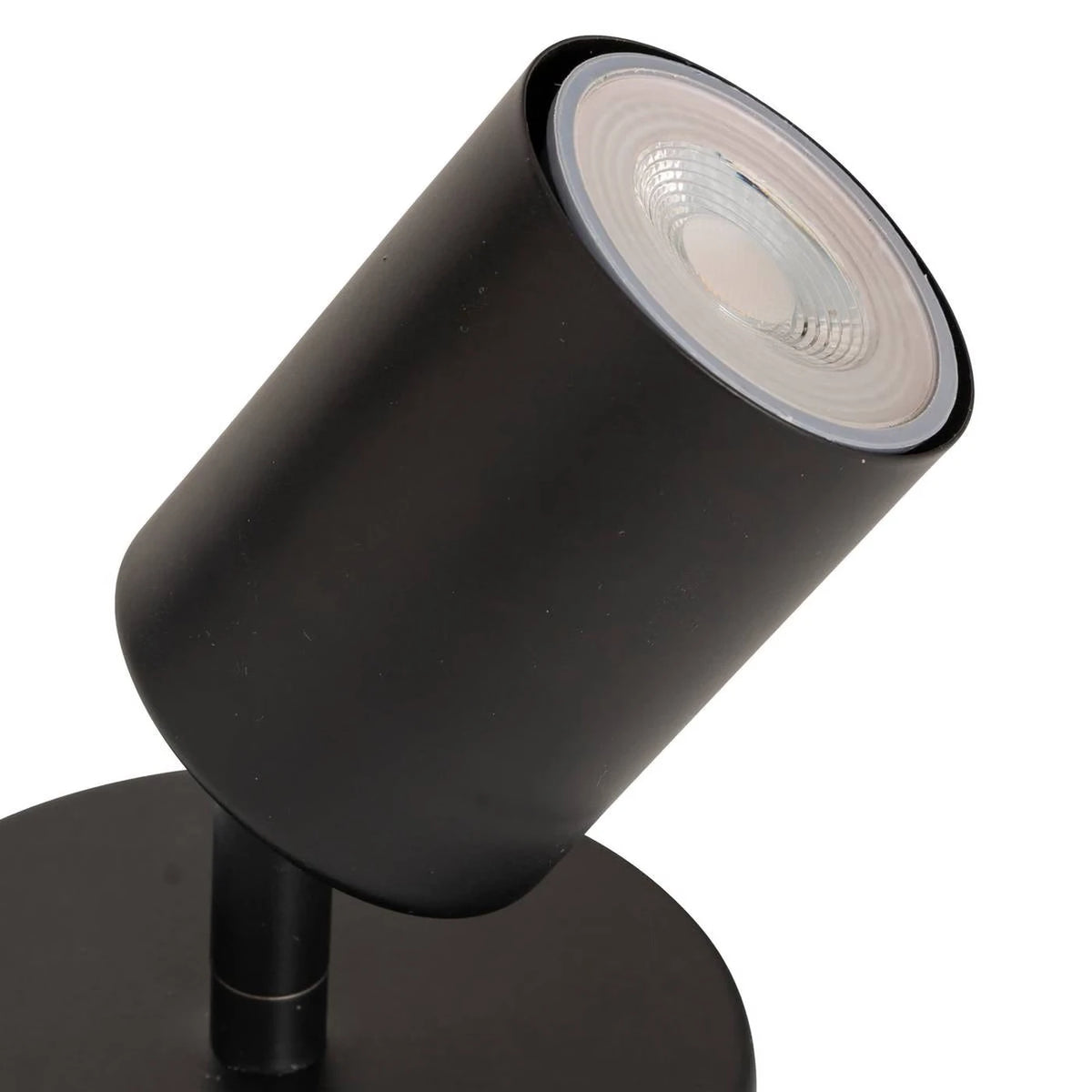 Applique murale Atmosphera Vico - Noir - Métal - Tête de spot orientable - Ø 10 cm