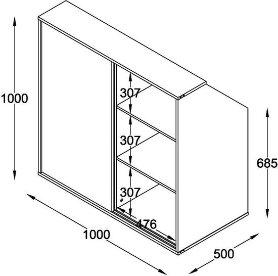 Armoire mur incliné chambre mansardée portes coulissantes - penderie et étagères - armoire de rangement adaptée aux murs inclinés