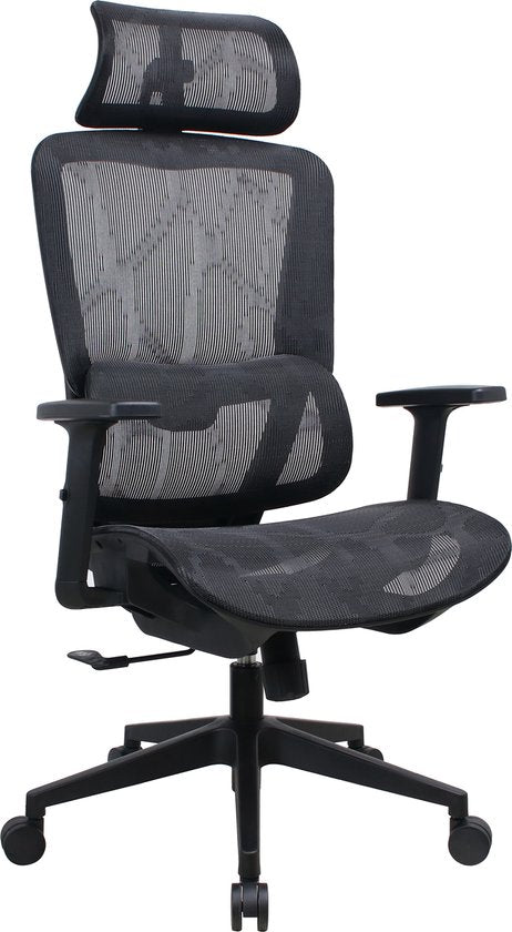 GAME HERO® Trader X1 Ergonomic Office Chair - Siège de bureau pour adultes - 130KG - Noir