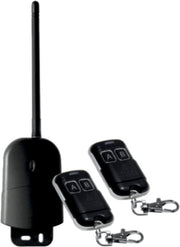Unitronic Wireless 2-channel remote control set : 2 transmitters & 1 receiver, 433.92 MHz, for 140 devices, energy-efficient, ideal for simple indoor and outdoor home automation
