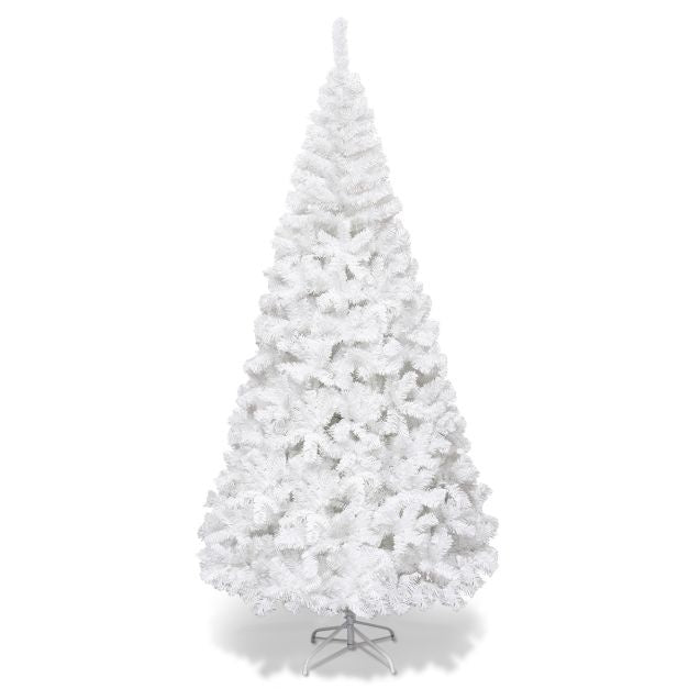 Coast Arbre de Noël Sapin Artificiel -Support métallique - 240 cm - Blanc