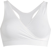 Soutien-gorge de nuit Medela Keep Cool - Soutien-gorge de nuit sans coutures - Soutien-gorge de grossesse - Soutien-gorge d'allaitement avec 2 zones respirantes - Tissu Soft Touch - Blanc - Taille S
