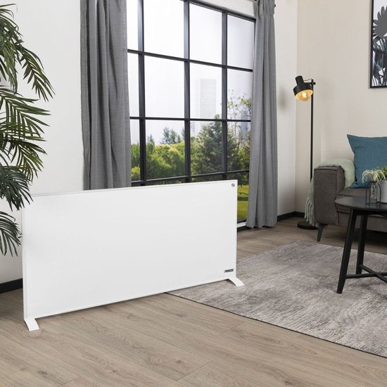 Panneau infrarouge – Radiateur électrique Princess 700 W - 125 x 65 cm - Radiateur infrarouge - Panneau chauffant infrarouge 348070 – Application mobile incluse – Intelligent - Wi-Fi - avec application - Autonome/Montage mural - Économe en énergie - Panne