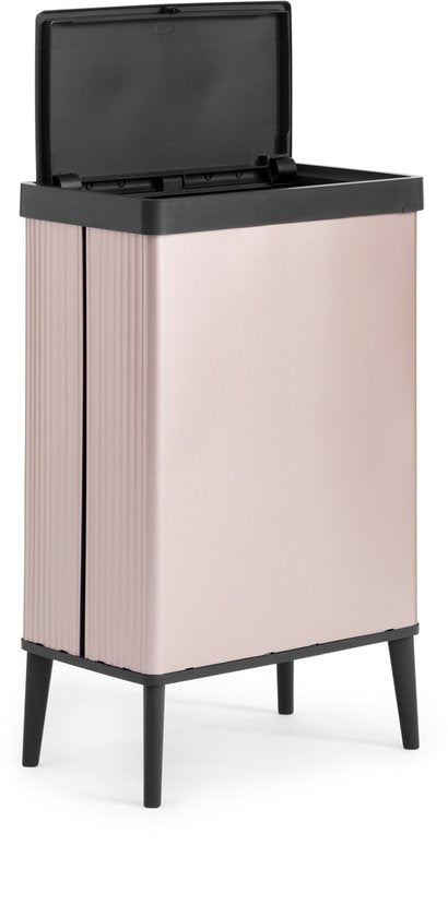 Curver Verto High - Poubelle 54 L - Rosé - 44 x 27 x 69 cm