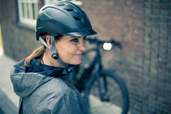 Casque de vélo Polisport E-city Speed Pedelec - L (59 à 61 cm) Adapté aux cyclomoteurs - Noir