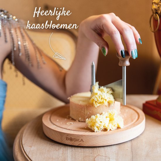 Boska Couvre-fromage Amigo - Tete de Moine - Accessoires de cuisine - Couverts à fromage - 22 cm
