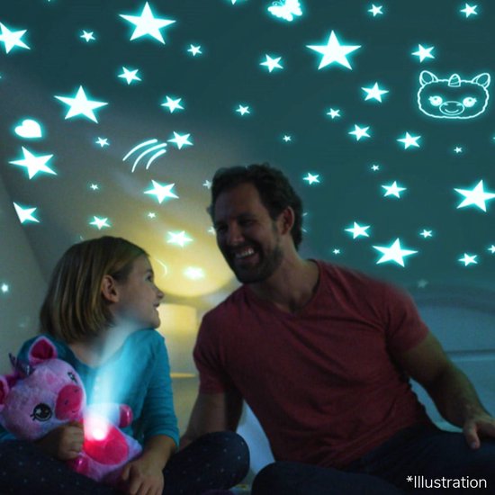 StarBelly Dream Lites - Licorne magique - peluche - projecteur d'étoiles - veilleuse - Enfants