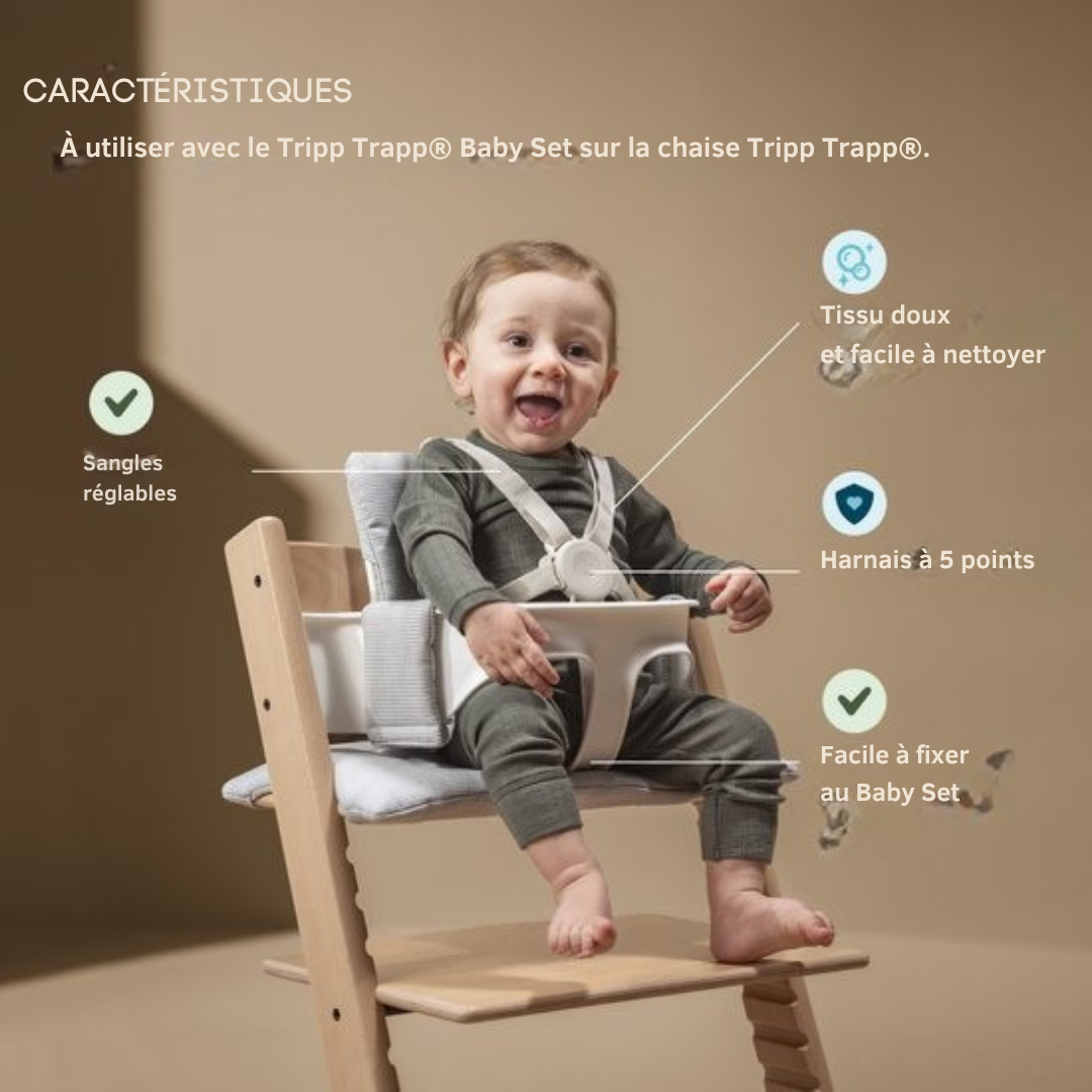 Stokke Harness2 - Beige - Compatible uniquement avec le Tripp Trapp Baby Set2