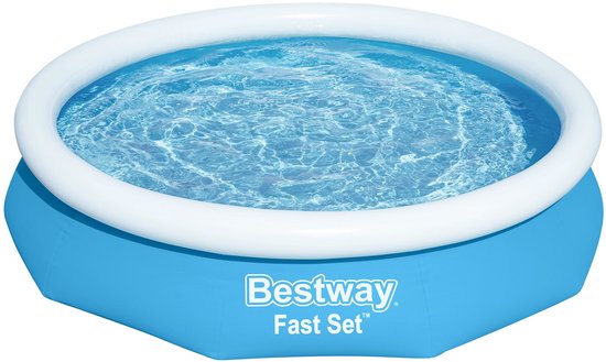 Bestway - Fast Set - Piscine gonflable avec pompe-filtre incluse - 305 x 66 cm - Ronde