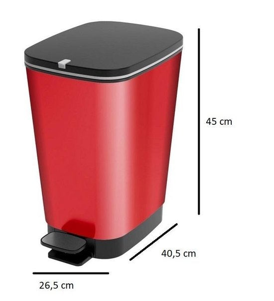 Chic Bin Style M - 23L - 26.5x40.5x45cm - Rouge