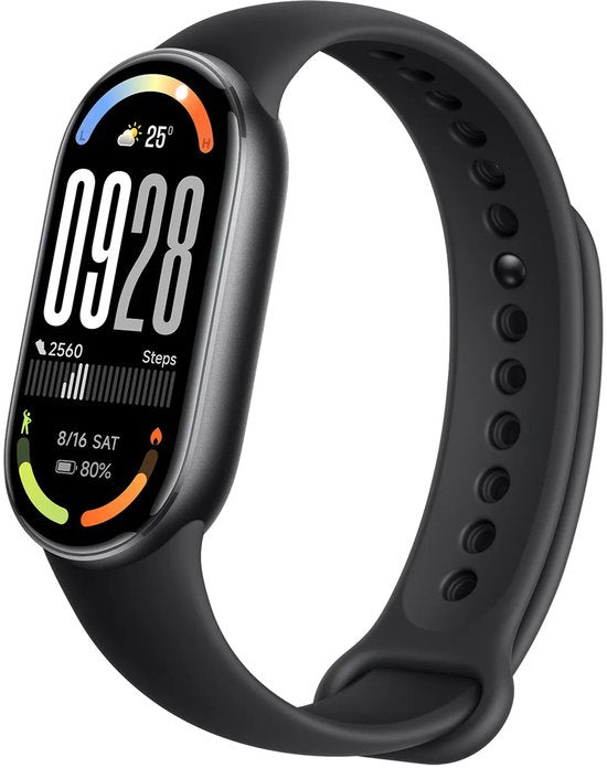 Xiaomi Smart Band 10 - Écran AMOLED de 1,72 pouces - Plus de 150 modes sportifs - Autonomie de 21 jours - Noir