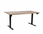 Bureau assis-debout électrique OfficeCity Basic – Réglable de 73,5 à 123,5 cm – 1 moteur – Plateau en mélaminé
