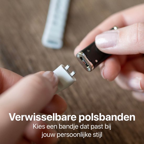 Tracker d'activité - Étanche IP68 - Mesure de la fréquence cardiaque, de la SpO₂ et du sommeil - Podomètre - Aluminium anodisé - Application BREND - Rose - BREND BR-2249