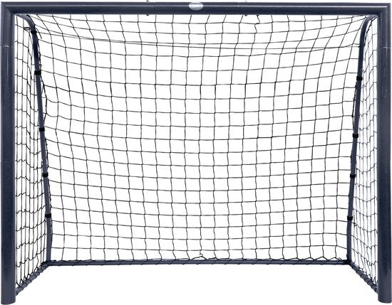 But de football AXI Kylian 220 x 170 cm, anthracite - Ancrages au sol inclus - Structure en acier thermolaqué